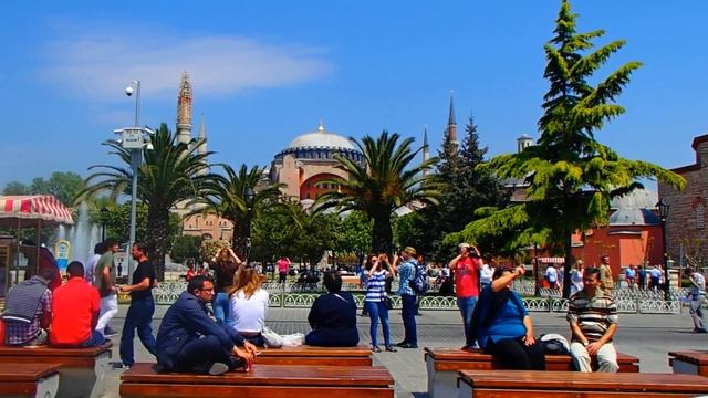 СТАМБУЛ Достопримечательности SultanAhmet Ayasofya Istanbul Turkey - 2013