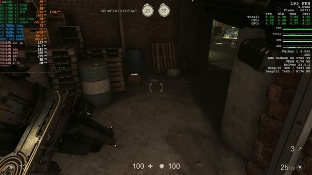 Wolfenstein II The New Colossus Ryzen 5 7600x RX 5700 XT Full Hd