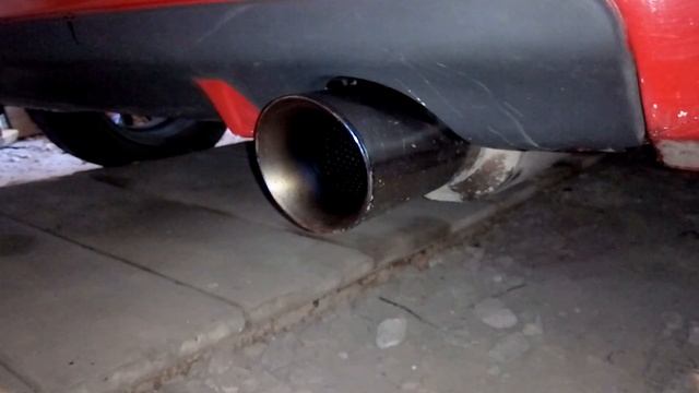 Mugen Titan exhaust on Honda Fit GD3 VTEC L15A