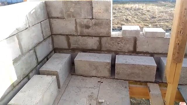 07.02.2018 Начал складывать фронтон кукушки