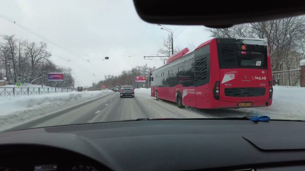 Казань 21.01.2024г. Циклон «Эфталия», последствия