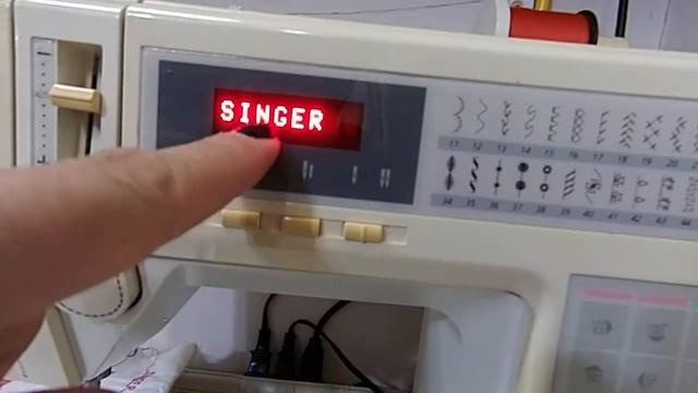 How to Monogram with a Singer 9900 Unlimited Sewing Machine