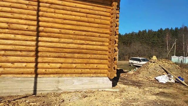 Деревянный дом из бревна 9х11 Лесстрой