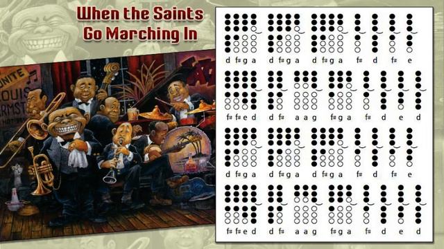 When The Saints Go Marching In - Tin Whistle Tabs