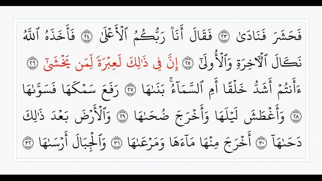 Сура 79 Ан-Назиат. Учебное чтение Корана.