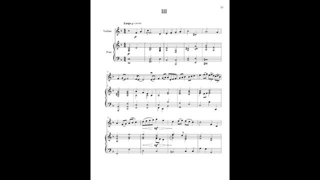 D. Krivitsky Youth Sonata For Violin And Piano (in 4 Movements)  + Sheet Music