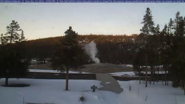 Йеллоустоун таймлапс 13 14 апреля 2014