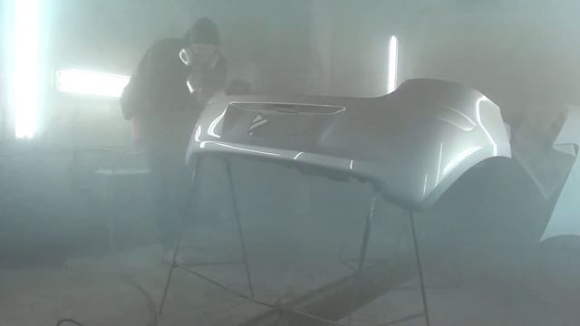 Vitz окрас заднего бампера