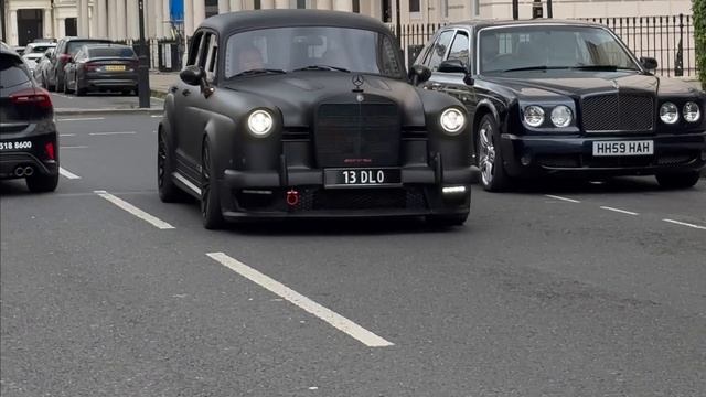 1 Of 1 Mercedes 'Ponton' C63 AMG Engine Swap!! Accelerations In London!