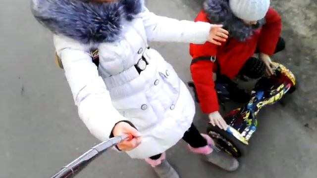 Видео на гироскутере