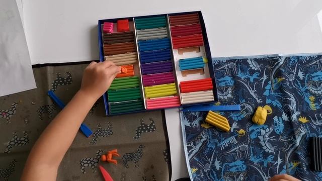 Кот из пластилина