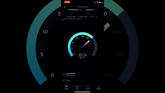 Google Nest Wifi Speed Test On IPhone 11 Pro Max Connected