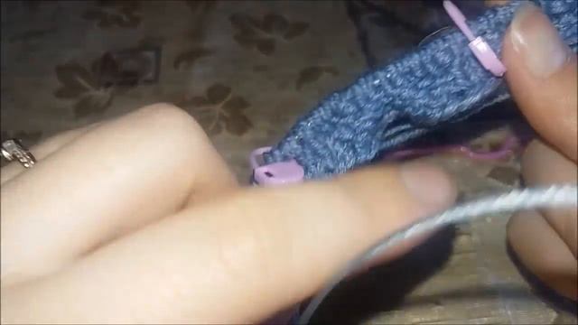 Шарф снуд спицами. How to knit a scarf.