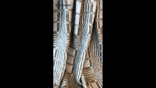 Одеяло полушерстяное Старый замок / 1,5 спальное / Синяя сказка