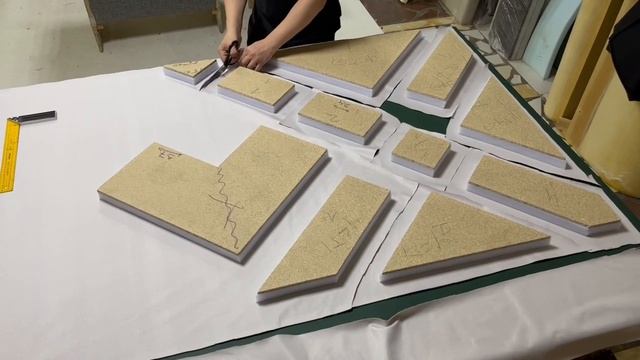 Спальный кровать геометрия с латунной вставкой своими руками. Do It Yourself Geometry Bed.