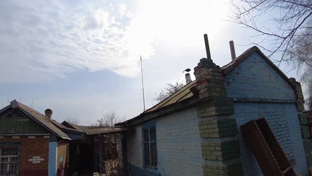 Шопинг в соседнее село гроза напугала всё село. Харьковская область апрель 2023.
