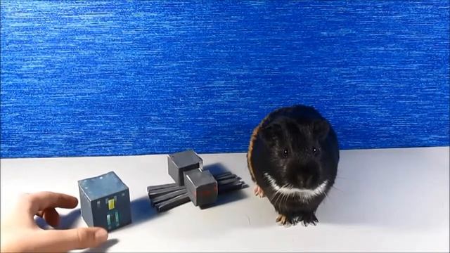 КАК СДЕЛАТЬ ПАУКА,ЕНДЕР СУНДУК МАЙНКРАФТ С БУМАГИ