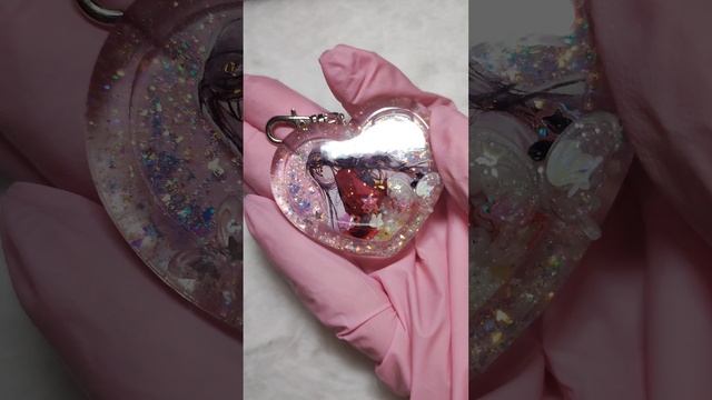 Брелок ручной работы из ювелирной смолы 💫 Благословение небожителей брелок-шейкер