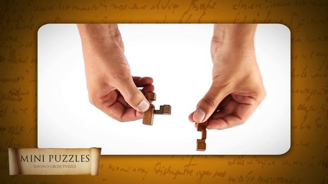 Great Minds Mini Puzzles   DaVinci Cross Puzzle