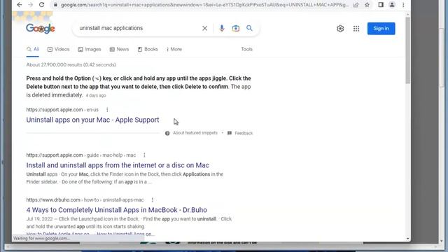 Fix Cant remove folder error code 8062 on Mac