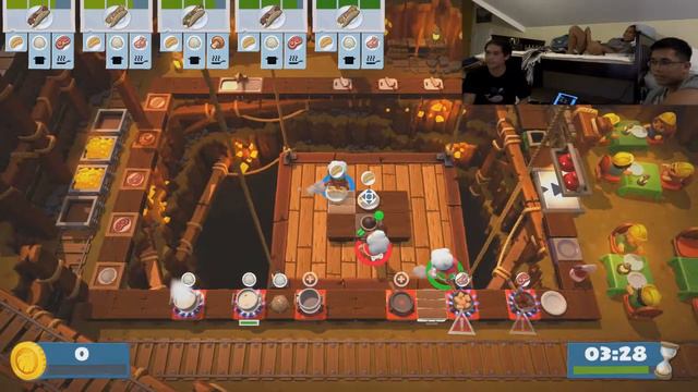 [5] Overcooked! 2 - Disoriented - (Family Game Night)