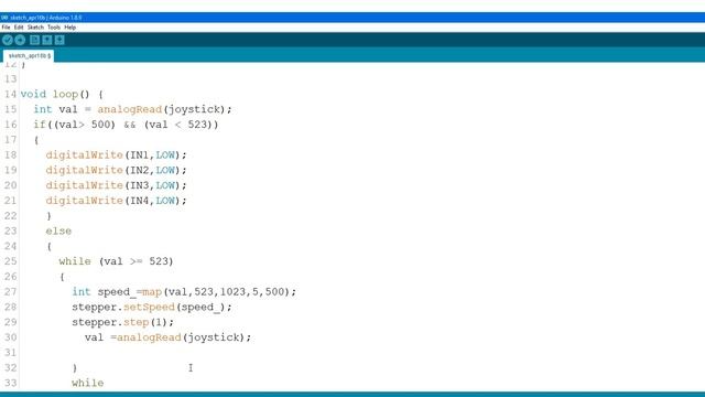 Control A Stepper Motor Using An Arduino, A Joystick - Tutorial