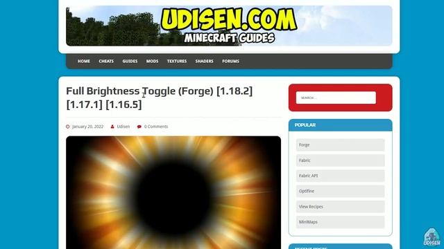 How To Get Night Vision In Minecraft 1.18.2 - Download & Install Full Brightness Toggle Mod 1.18.2