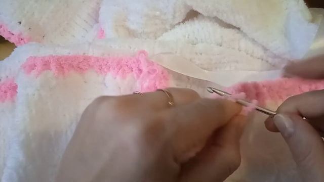 плед из пряжи софти 