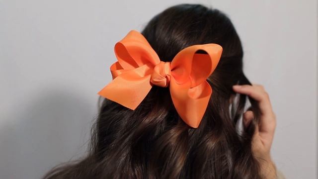 Бант для волос Эстель (оранжевый) ТМ PONTTERRA