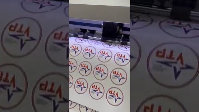 Режущий плоттер Saga SG-SC30II в работе