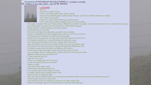 4chan Greentext  - /x/ - Stories From Yakutia, Russia