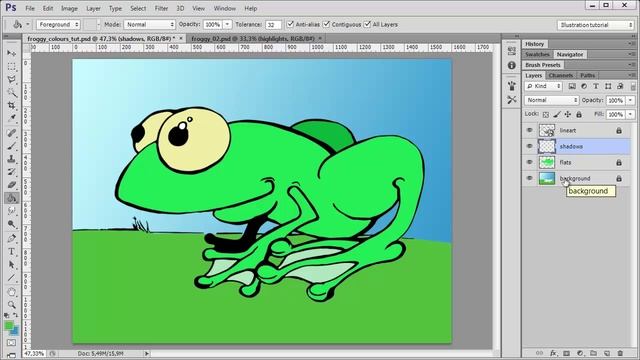 Digital Illustration: Colouring Line Art In Photoshop