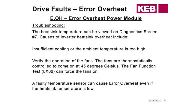 KEB F5 Elevator Drive Training: Troubleshooting Errors (Part 5)