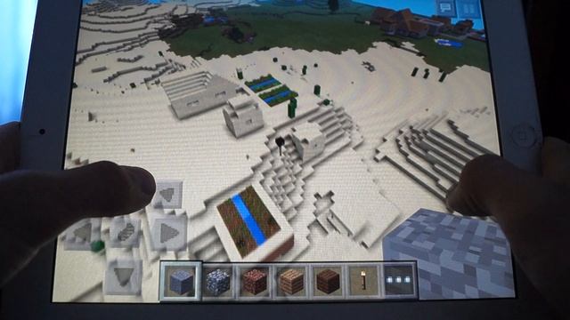 Сид на две деревни в Minecraft PE версии 0.9.5 #10