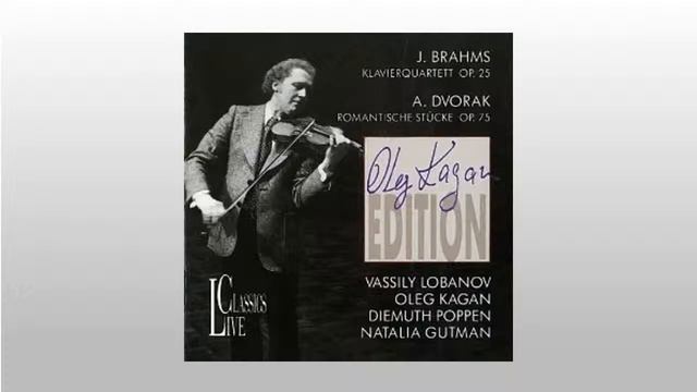 Dvorak Romantische Stucke Fur Violine Und Klavier   3. Allegro Appassionato