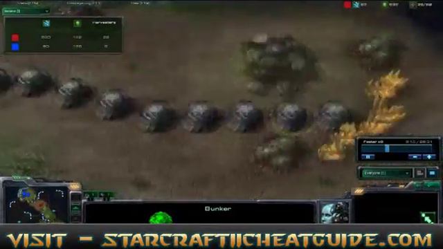 Starcraft II Gameplay - Cheat Tutorial - Part 1 Of 2