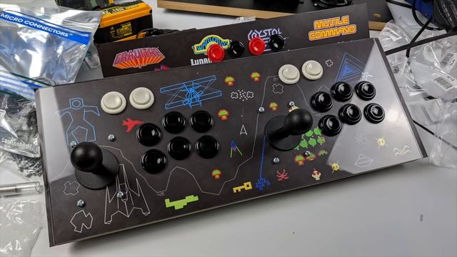 Raspberry Pi Atari Bartop Arcade Cabinet Kit From Micro Center