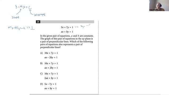 SAT на 1500. Сложная задача на перпендикулярные прямые.