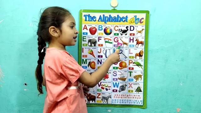 Pari Ke Muh Mai Candy A For Apple B For Ball C For Cat, Alphabets,phonics Song, English Varnamala