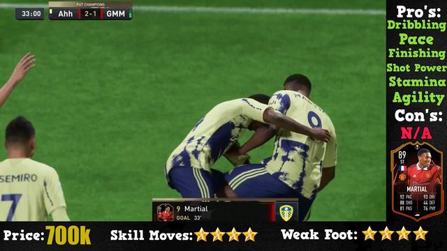 UNBELIEVABLE FINISHER!?! FIFA 23 UEL RTTF ANTHONY MARTIAL REVIEW | FIFA 23 UEL RTTF MARTIAL REVIEW