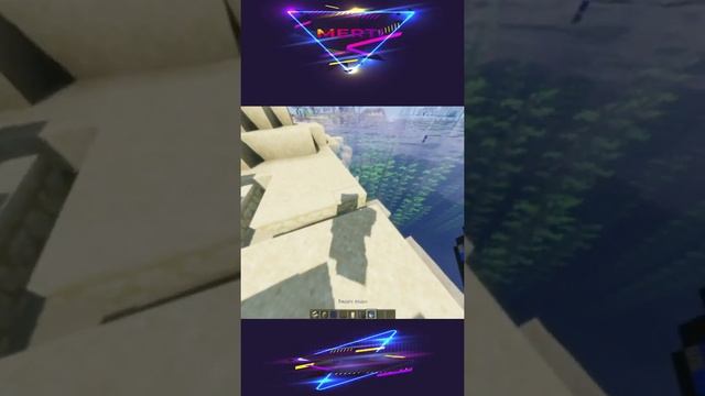 ПЕСОЧНЫЙ ЗАМОК В МАЙНКРАФТ!!!! #minecraft #shorts #minecraftbuilding #sandcastle