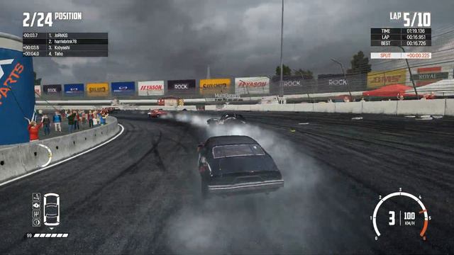 Wreckfest Big Valley Speedway Inner Oval Custom Event