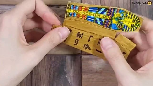 DIY Egyptian Pyramid Papercraft | How To Make Egyptian Pyramid With Paper Design