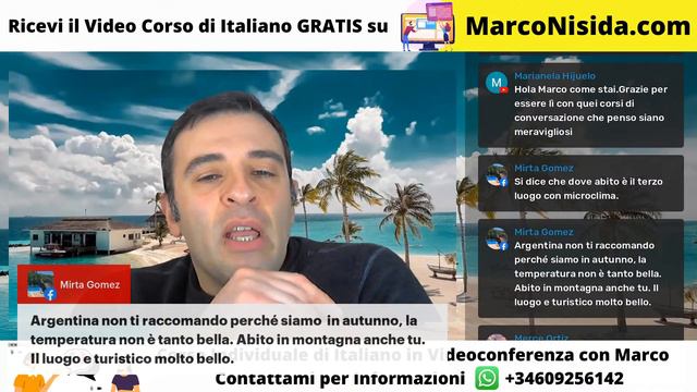 Curso De Italiano #13 Clases De Italiano En Vivo (9pm Hora Italiana)
