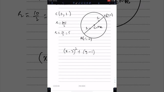 A1 Math P1: Circles Past Papers Important Questions. Circles Lecture # 2. Sunday, 19 September 2021