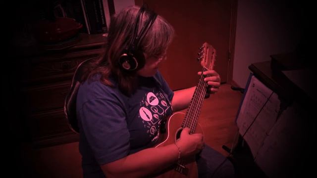 Meditatio #7 ULTP By Terry Carter Fingerstyle Guitarlele ( Kala)***slow Backing Track Version