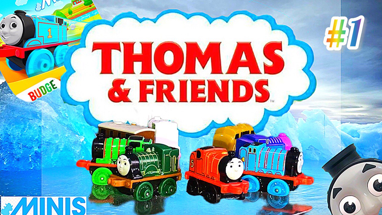 Томас и его друзья минис и ледяная ловушка?? Поможем паровозикам выбраться??