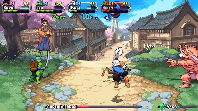 TMNT Shredder’s Revenge - Dimension Shellshock DLC - Геймплей