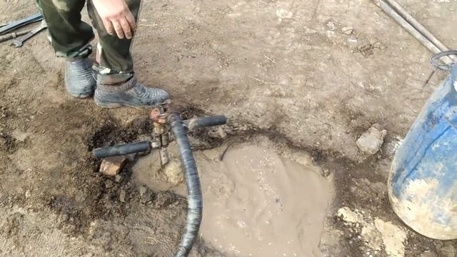 Полный Цикл Бурения Абиссинской Скважины/Отток Воды Запаздывает-Такое Бывает в Рыхлом Песке/БУРЕНИЕ