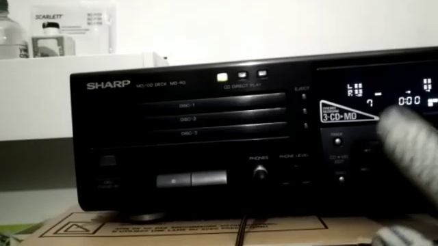 Minidisc Sharp Md R 3 H новый